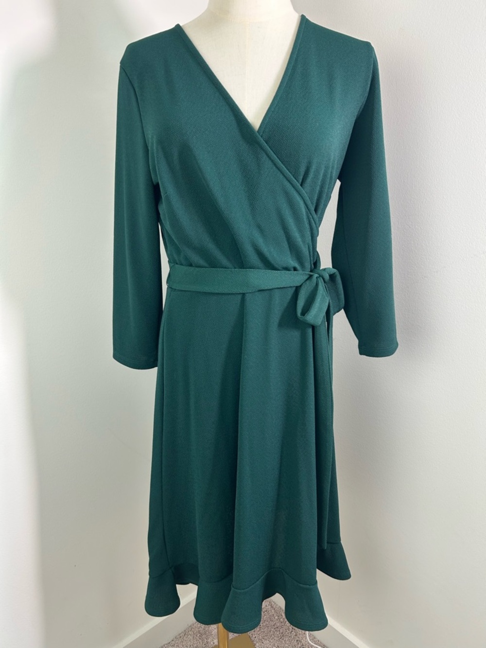 LEOTA Wrap Midi Dress